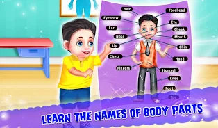 Kids Learning Human Bodyparts Schermafbeelding 1