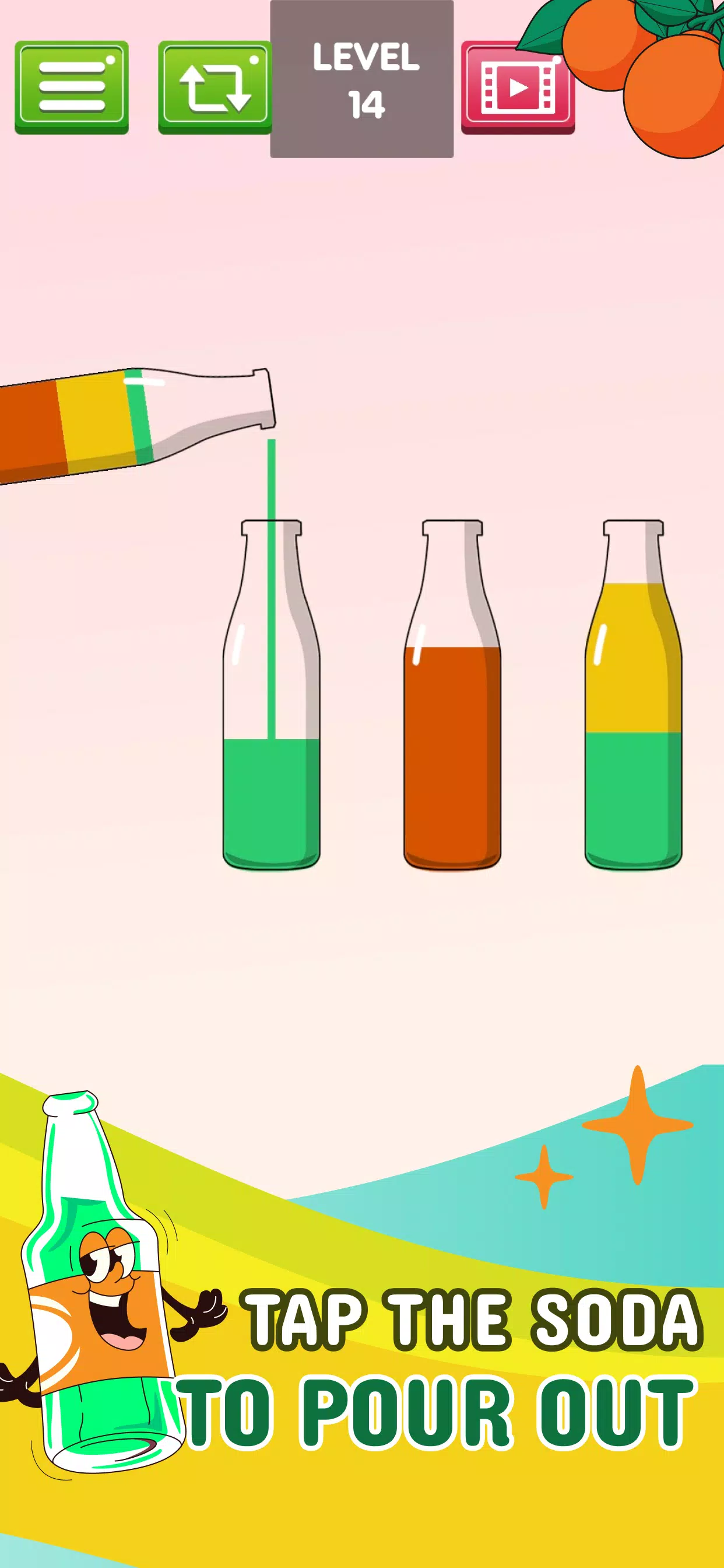 Soda Water Sort Puzzle: Color 스크린샷 1