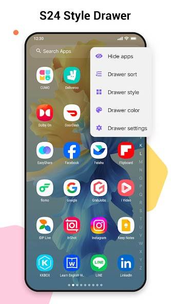 SO S24 Launcher for Galaxy S Screenshot 1