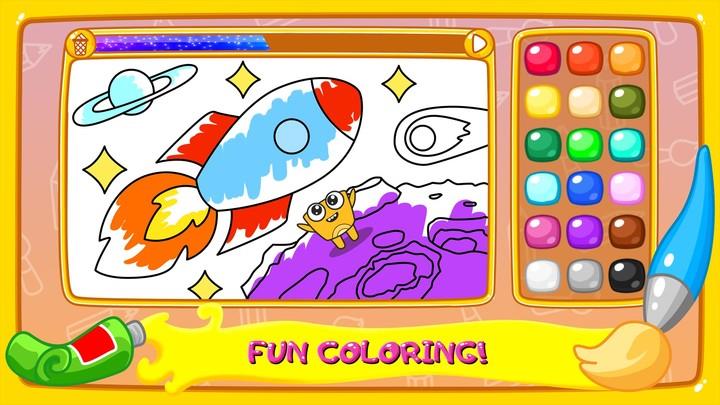 Coloring book! Game for kids 2 スクリーンショット 0