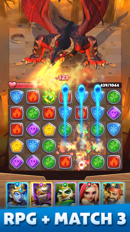 Puzzle Breakers: Match 3 RPG Ảnh chụp màn hình 2