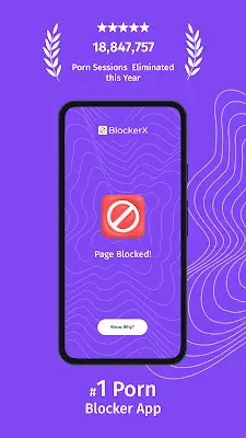 BlockerX: Porn Blocker/ NotFap Schermafbeelding 0