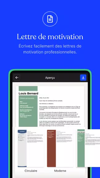 CV.fr : Créer un CV pro 스크린샷 1