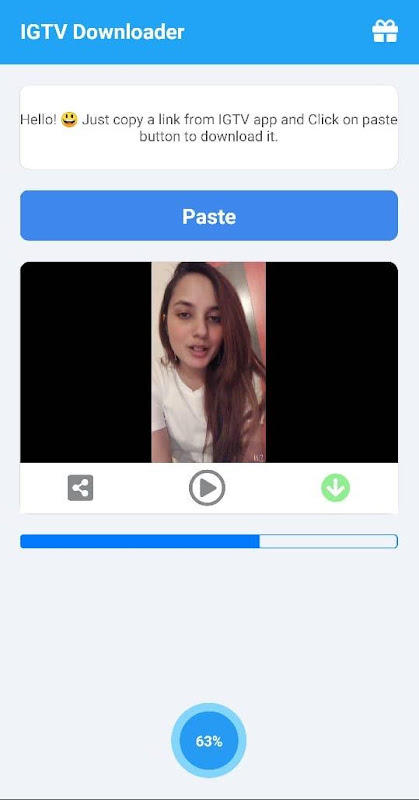 IGTV Video Downloader 螢幕截圖 0