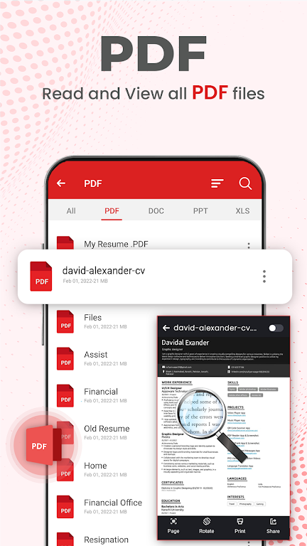 All Document Reader PDF Reader Скриншот 1