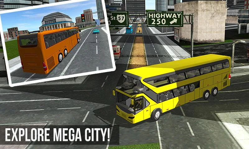 Highway Bus Coach Simulator Capture d'écran 0