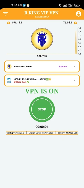 R King vip vpn Ảnh chụp màn hình 2