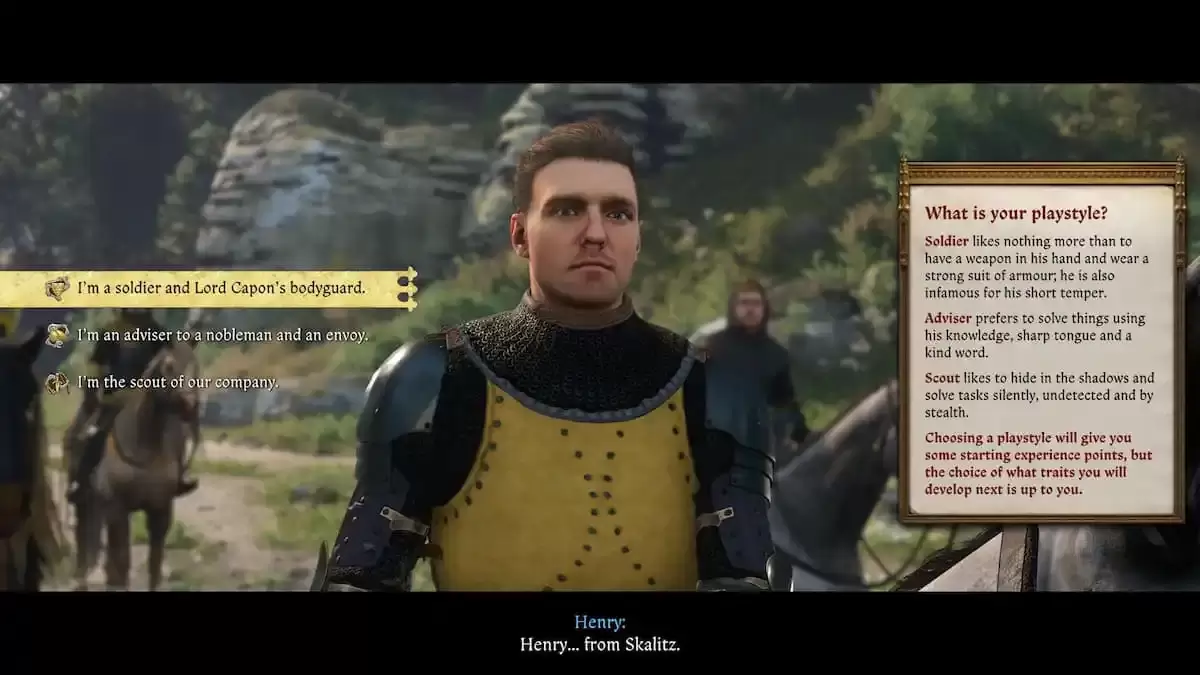 Kingdom Come: Deliverance 2 - Captain Thomas Dialogue Options
