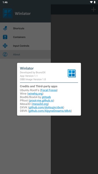 Winlator ภาพหน้าจอ 0