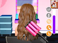 Hair Salon Makeover Girl Games Screenshot 2