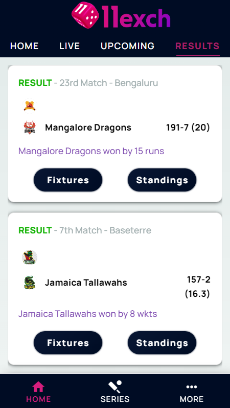 11Exch Scores Line Cricket App স্ক্রিনশট 2