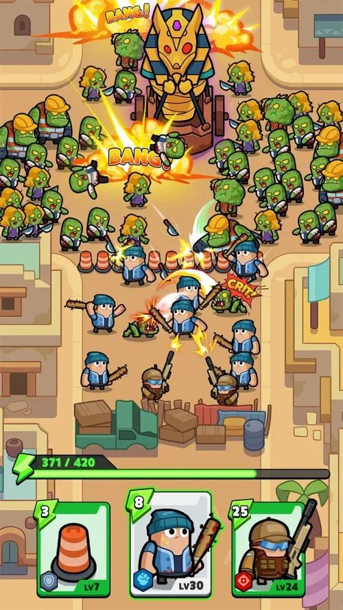 Zombie City: Attack Army ภาพหน้าจอ 0