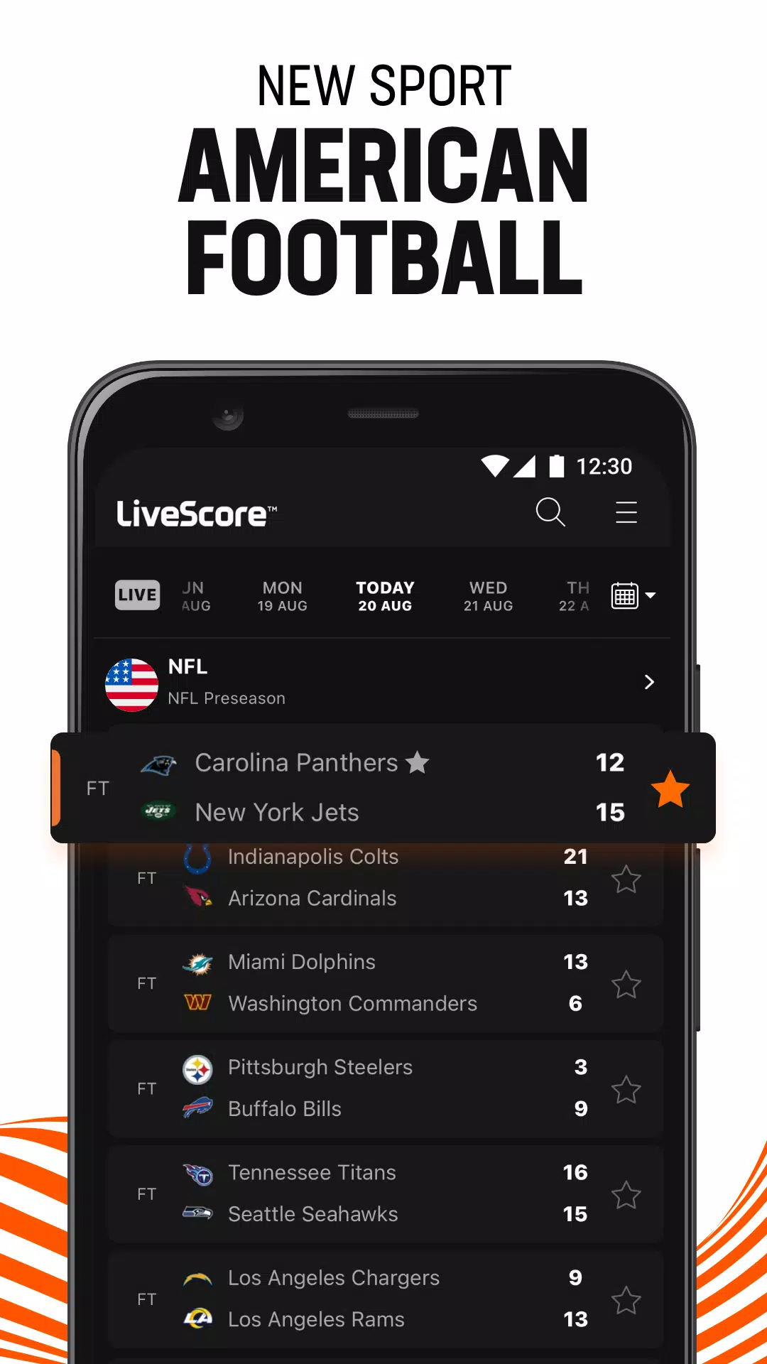 LiveScore: Live Sports Scores Screenshot 2