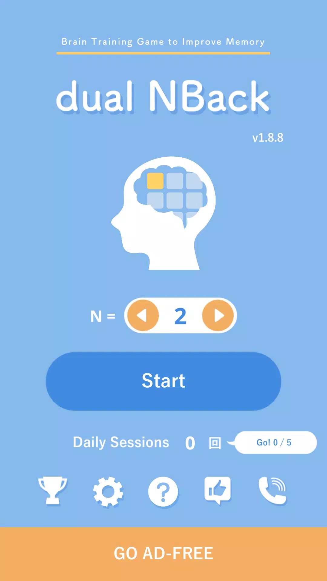 Dual N-Back : Brain-Training Screenshot 0