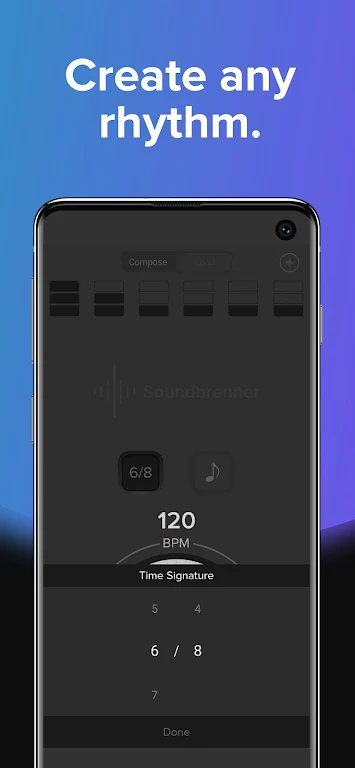 El Metrónomo de Soundbrenner Captura de pantalla 2