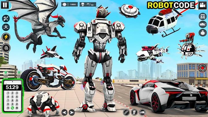 Bee Robot Car Transform Games ဖန်သားပြင်ဓာတ်ပုံ 2