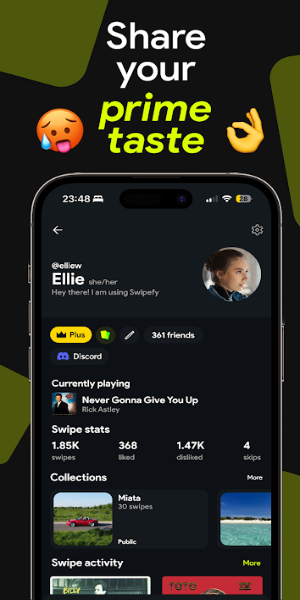 Swipefy untuk spotify