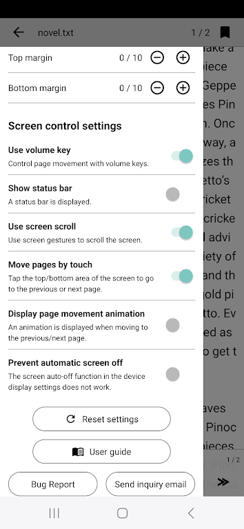 Readbook - Text Viewer Ekran Görüntüsü 2