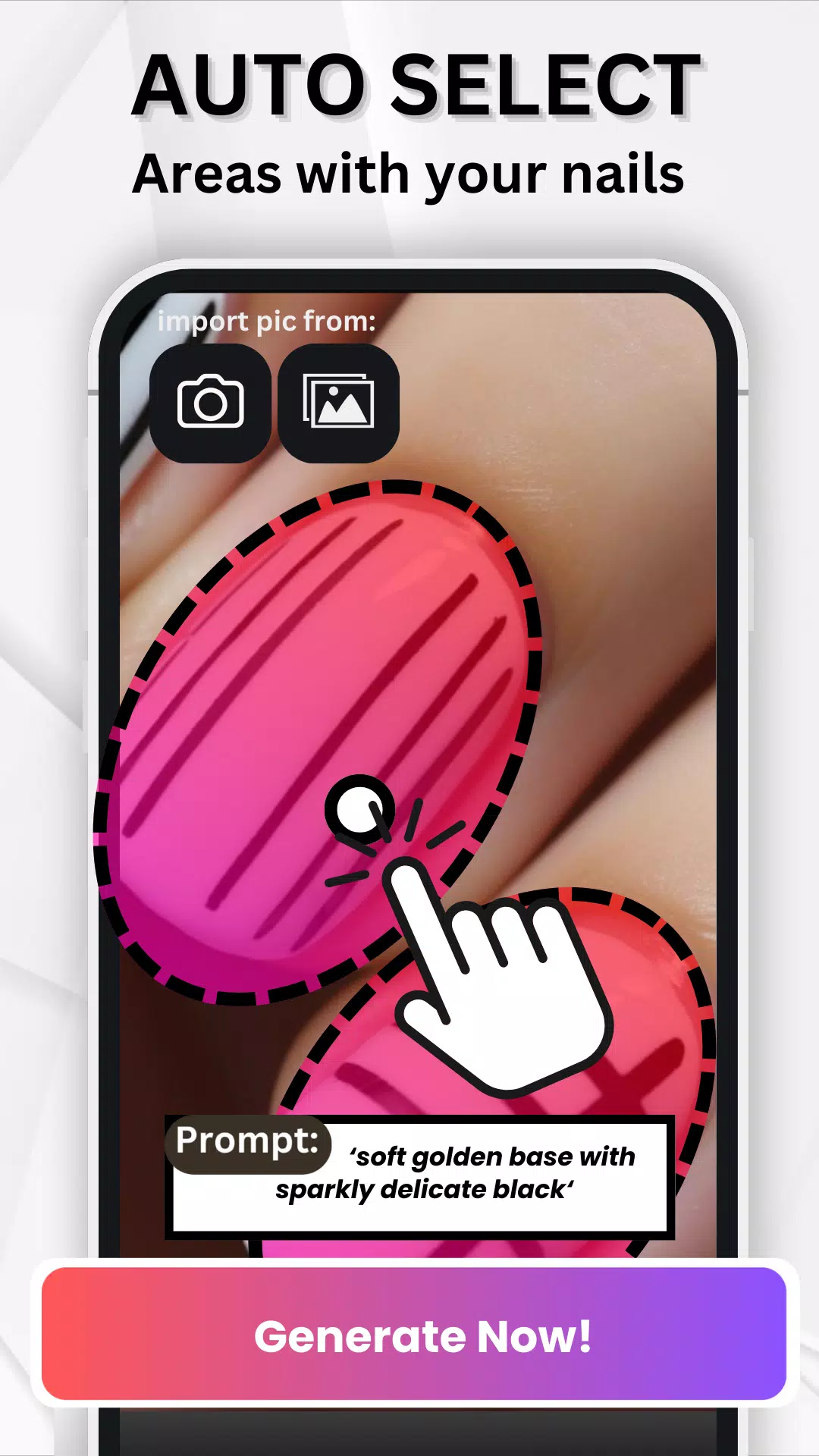 Try Nails-AI Fake Nail Designs ภาพหน้าจอ 2