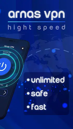 Arnas VPN - Fast VPN Proxy 螢幕截圖 1