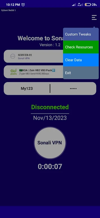 Sonali VPN Super fast 스크린샷 1