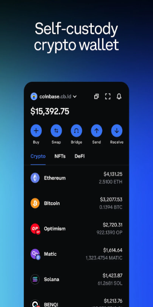 Coinbase -Brieftasche