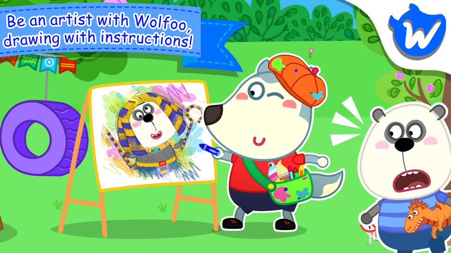 Wolfoo World Educational Games Скриншот 0