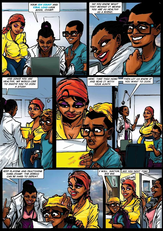 Botswana Baylor Comic Book Setswana Captura de pantalla 2