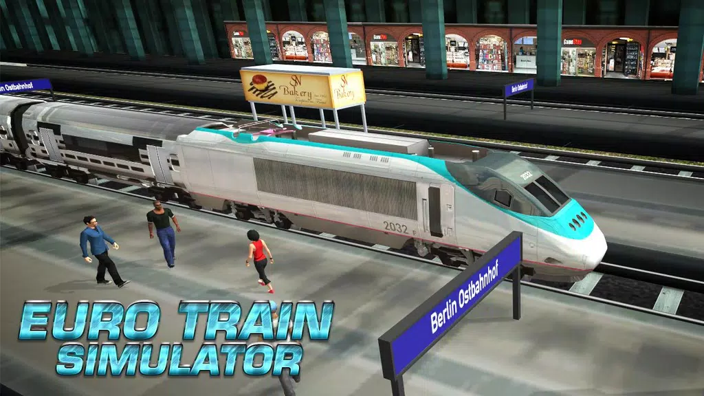 Euro Bullet Train Simulator Captura de tela 0