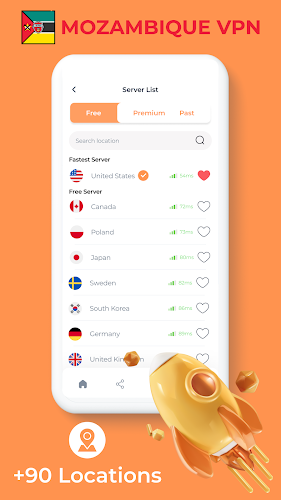 Mozambique VPN - Private Proxy স্ক্রিনশট 1