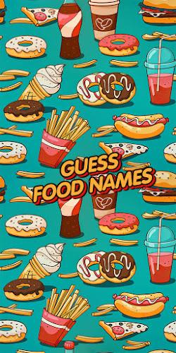 Guess food games ภาพหน้าจอ 0