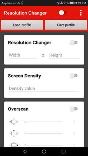 Ultima versione APK di Resolution Changer