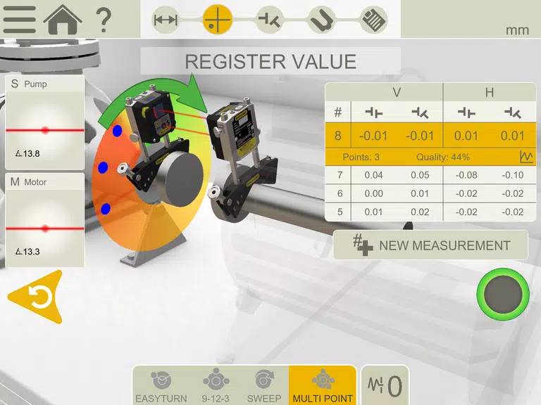 Easy-Laser XT Alignment ภาพหน้าจอ 1