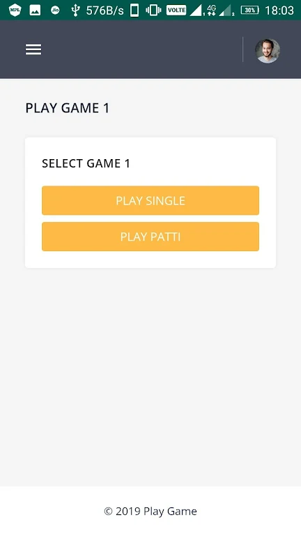 SampleGameApp Screenshot 0