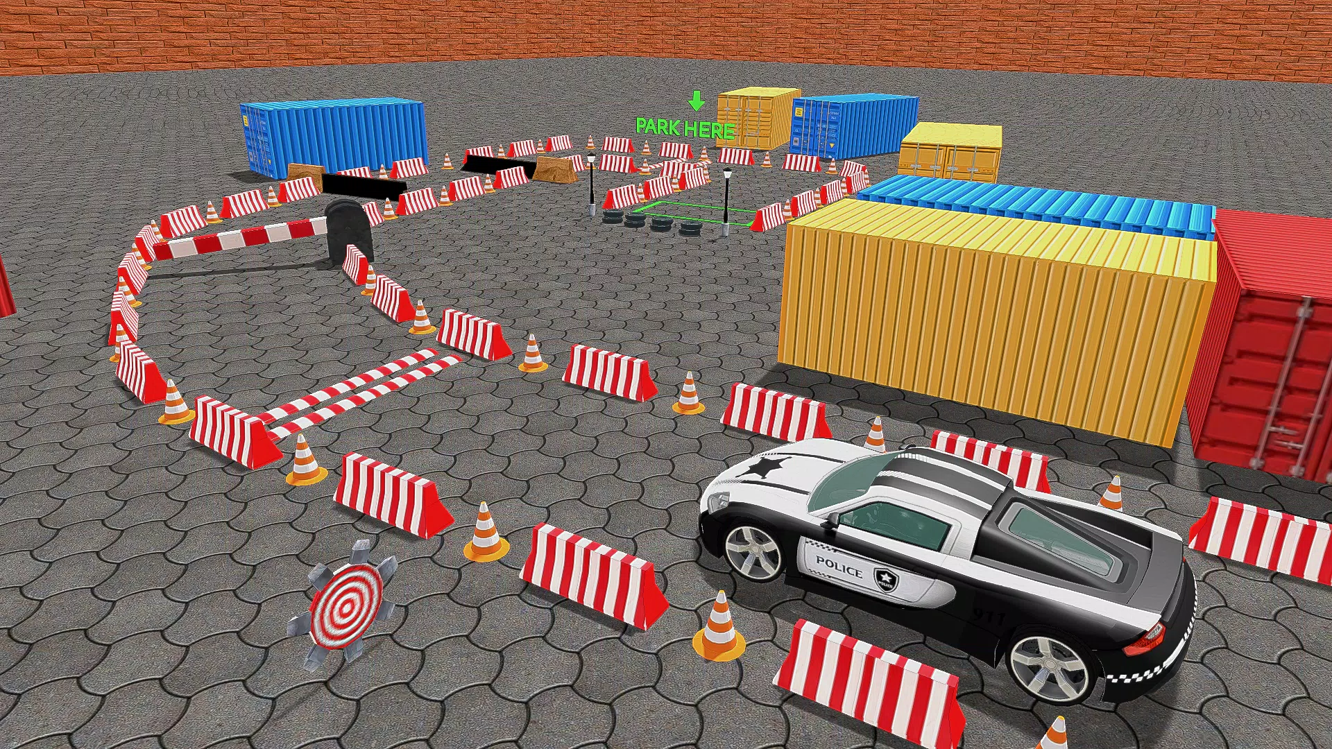 Police Car Parking Car Game 3D স্ক্রিনশট 1