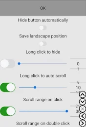 Always visible scroll button Скриншот 0