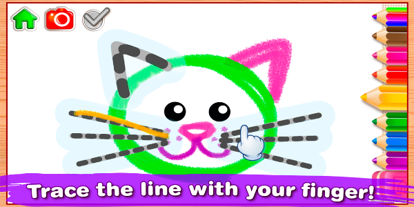 Bini Drawing for Kids Games Zrzut ekranu 2