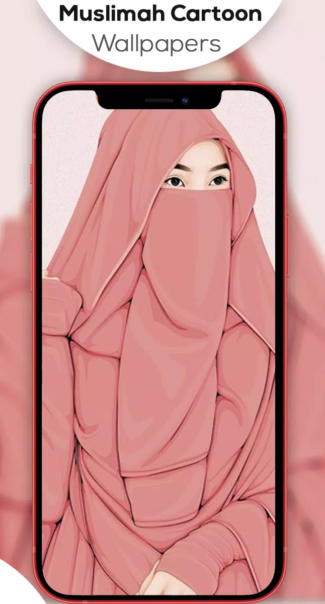 Muslimah Cartoon Wallpapers HD Tangkapan skrin 2