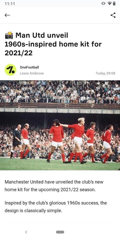 OneFootball-Fußball News Screenshot 3