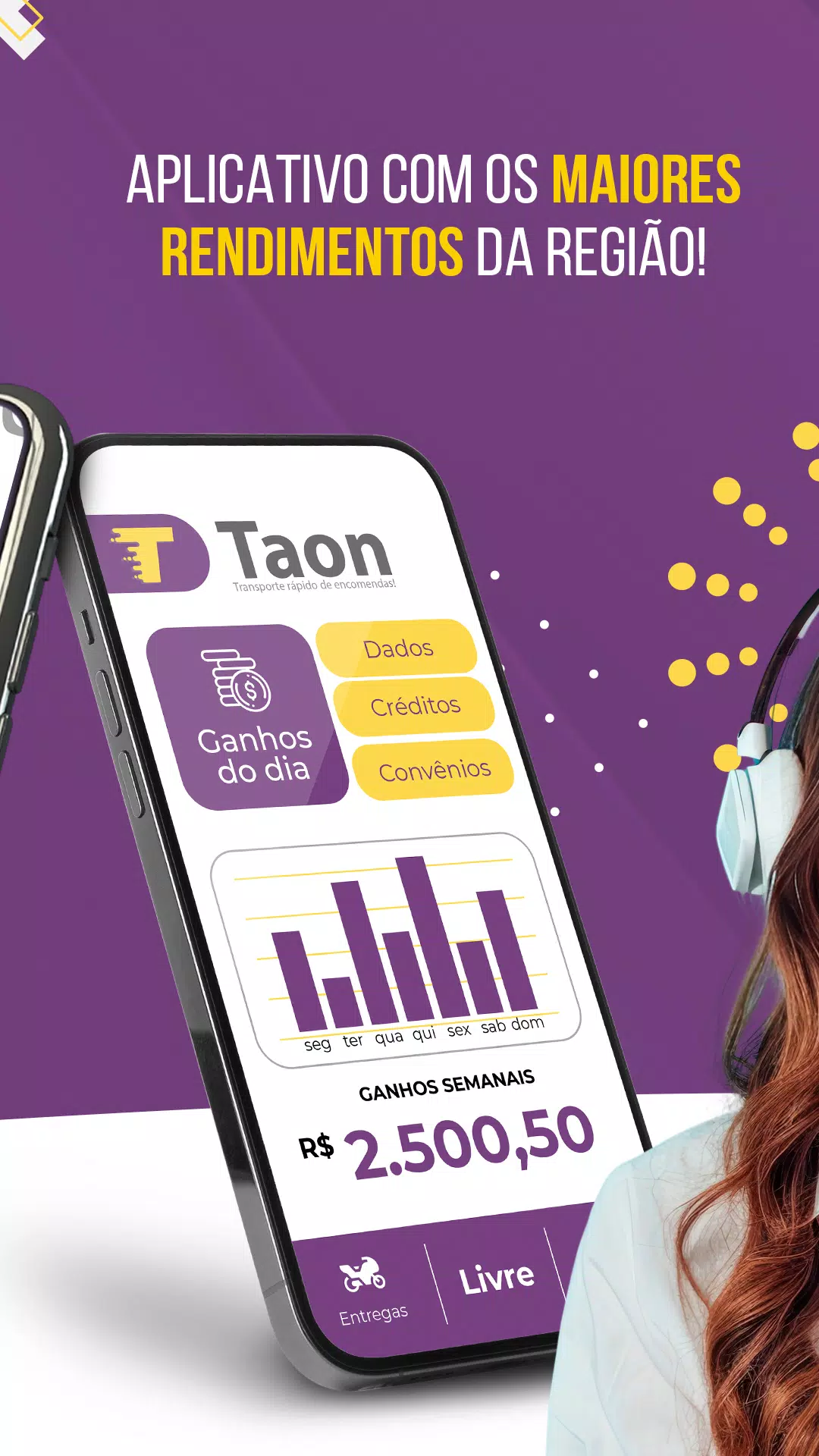 Taon Delivery para Entregador Ekran Görüntüsü 3