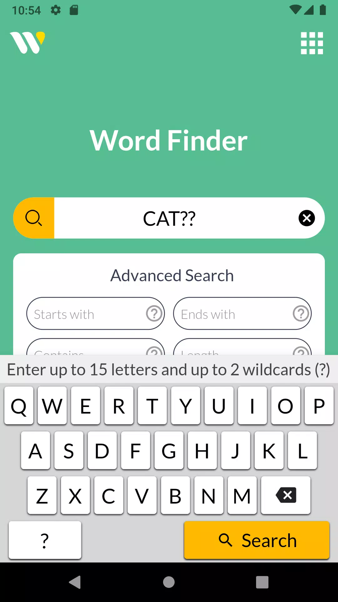 Wordfinder by WordTips Screenshot 2