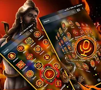 Lord Shiva Launcher Theme Schermafbeelding 1