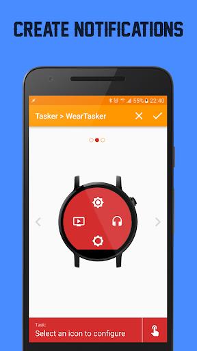 WearTasker - Tasker for Wear स्क्रीनशॉट 1