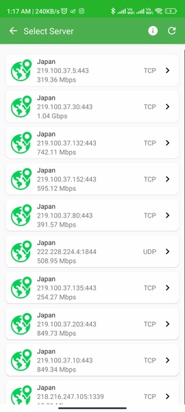 TRUE VPN Screenshot 1