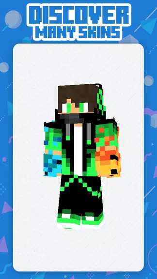 Neon Squad Skin Minecraft Ảnh chụp màn hình 1