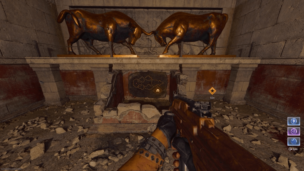 Pack-a-Punch locations in The Tomb