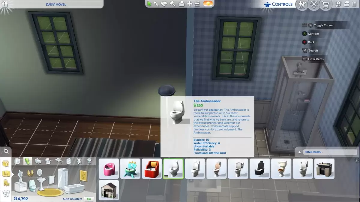 El baño de embajadores como parte de un artículo sobre cómo reparar la explosión de objetos rotos del evento pasado los Sims 4.