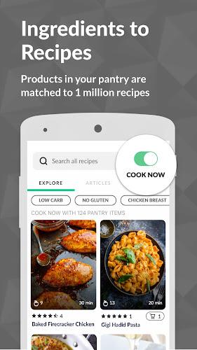 Cooklist: Pantry & Cooking App 螢幕截圖 1