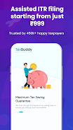 Income Tax Filing by TaxBuddy 螢幕截圖 1