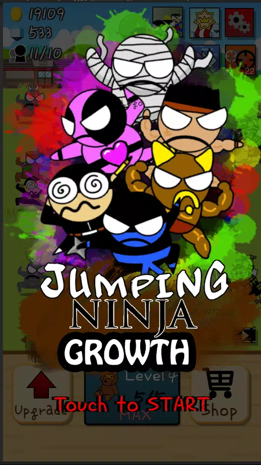 Ninja Growth - Brand new clicker game Mod スクリーンショット 2